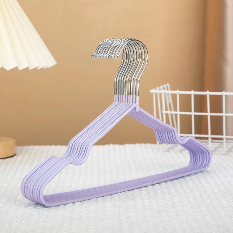 New household bold children's anti slip clothes hanger with seamless hook, anti shoulder corner, anti slip bold clothes hanger