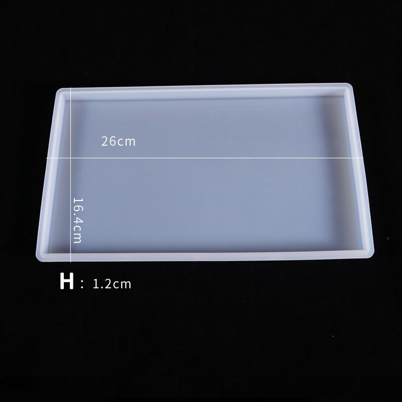 Прямоугольная силиконовая форма для витрины с фруктовыми тарелками