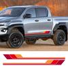 Боковая наклейка на кузов автомобиля для Toyota Hilux Revo Vigo Rocco SR5 Полосы Декор Наклейка Виниловая Обложка Украшение Автоаксессуары