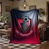 Bournemouth Football Print Flannel Blanket Soft Warm Sofa Bed Throw Blanket For Home Office Bedroom