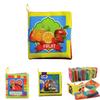 Soft And Colorful Intelligence Development Cloth Bed Cognize Book For Kids Infants