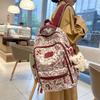 2024 Korean-Style Large Capacity Backpack for Junior High Students: Fashionable, Casual, Versatile Campus Gear