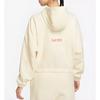 Nike Серия «Новый год дракона» FW23, год дракона CNY, спущенные плечи, свободная теплая флисовая куртка с капюшоном и молнией, женская верхняя одежда FZ6387-113