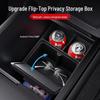 Tesla Central Console Storage Box: Original Car Color, Convenient Silicone Organizer for Lower Console Layer