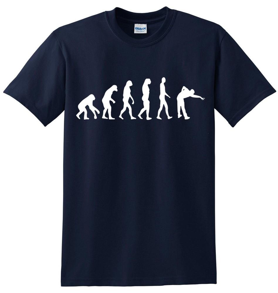 APE HUMAN SNOOKER EVOLUTION T-shirt Funny Birthday Sport Game Present Gift Top