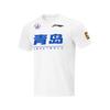 Li Ning CBA Series 24 Season Qingdao Team Basketball T-Shirt With Letter Print Men Tops Standard-White ATSU955-1