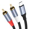 Высококачественный аудиокабель USB-C на двойной RCA с декодированием 24 бит/96 кГц