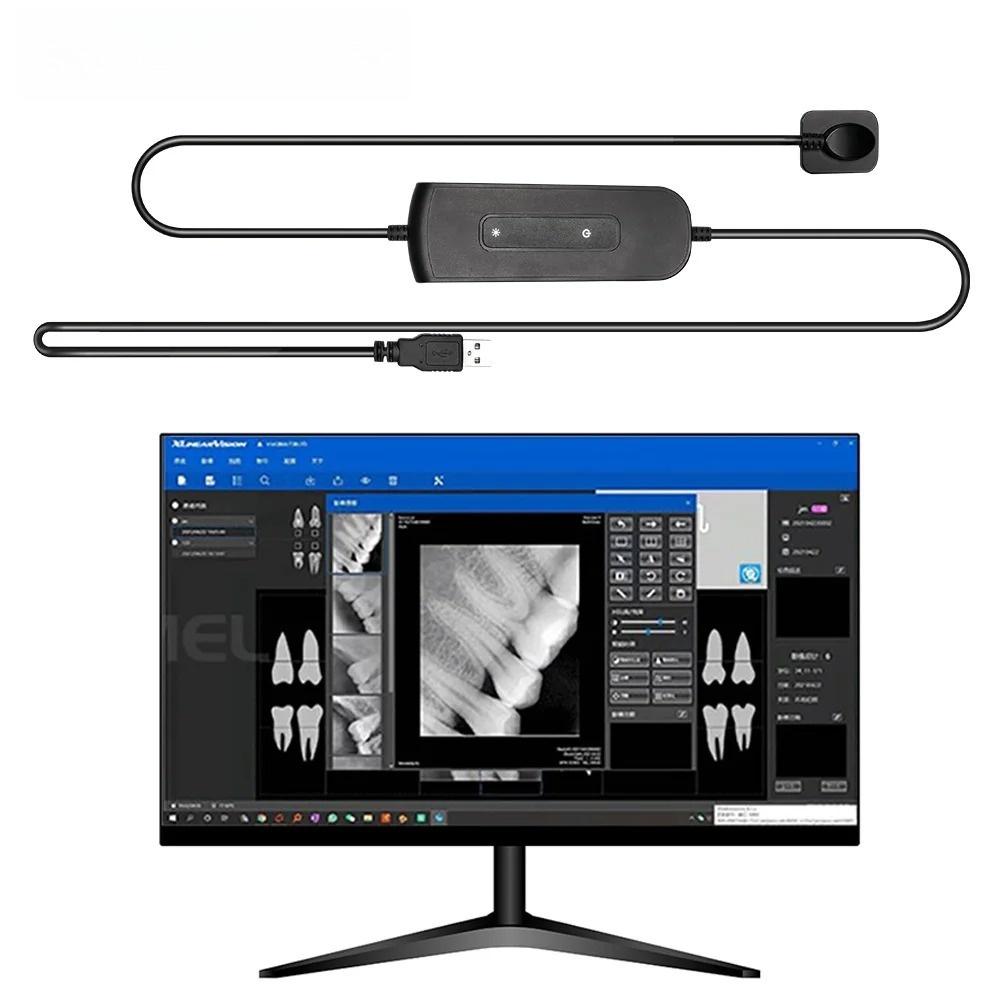 Dental Sensor With Holder Faster/Recycle/Durable USB Dental X Ray Sensor Intra Oral Camera Digital RVG Sensor