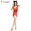 Halloween Party Stage Show Costume Adult Female Court Red Luxury Pirate Costume Game Uniform Temptation