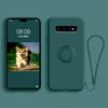 Мягкий силиконовый чехол для Samsung Galaxy S10 Plus S21 S20 FE Ultra S Note 20 9 10 S9 S8 S10E E Note20 Note9 крышка с кольцом-держателем и подставкой