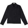STONE ISLAND Поношенная куртка с молнией для мужчин, черная K1S1512000-32S00WN-V0129