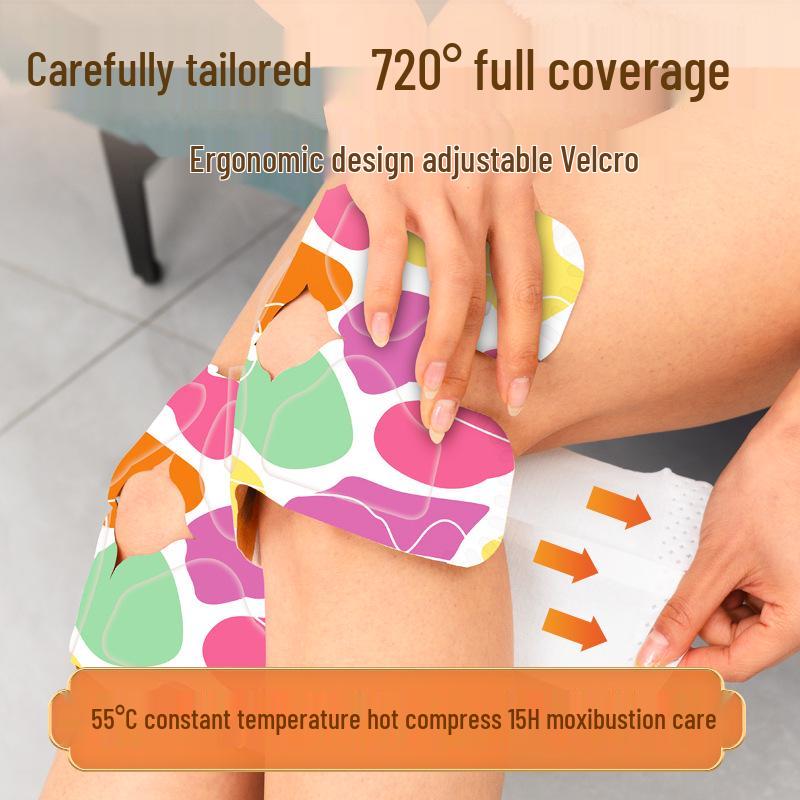 Наколенники Jiuzhitang с согревающим ладаном - Теплые паровые мокса-пластыри для защиты от холода