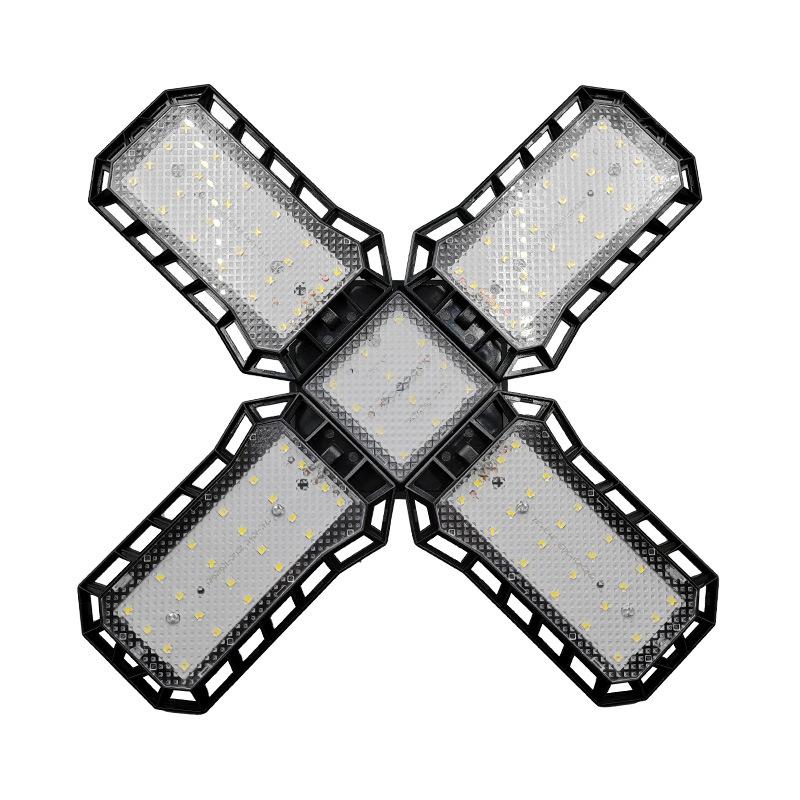 80 Вт Складной светодиодный светильник высокой яркости для гаража для использования в помещении - Светильник в форме ромба для дома или офиса