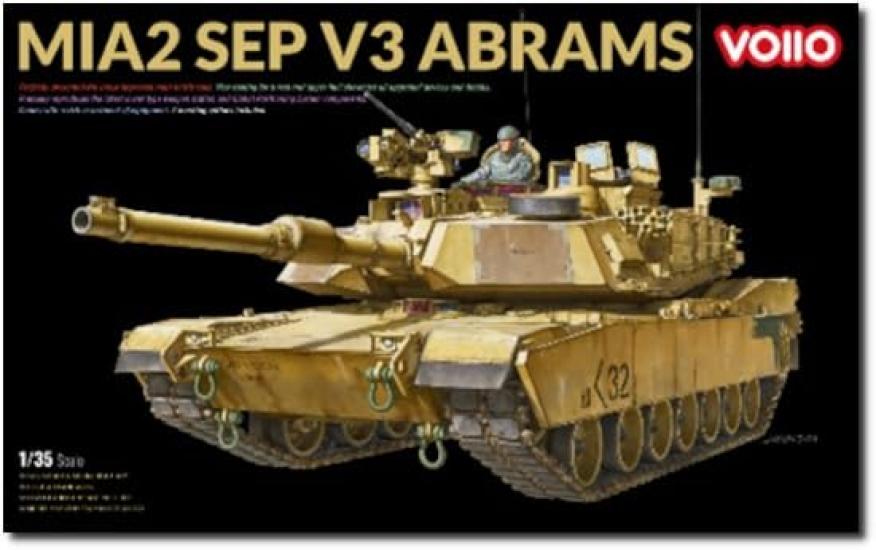 Voiio M1A2 SEP V3 Abrams Американский основной боевой танк Пластиковая модель 01102 1/35
