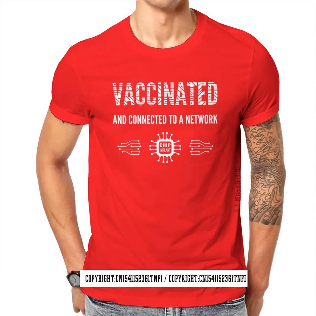 Футболка Connected Network Survived And Vaccinated, винтажная мужская футболка в стиле гранж размера плюс с круглым вырезом, топ в стиле Харадзюку, уличная одежда унисекс
