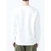 [Beams Heart] L/S TEE cardboard logo print long sleeve cut and sew men's WHITE S