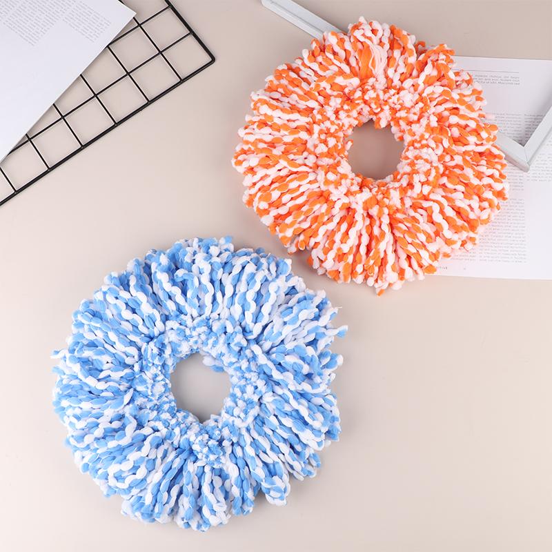 Утолщенная хлопковая головка из микрофибры, волшебная швабра на 360 градусов, вращающаяся универсальная вращающаяся швабра, сменная насадка, бытовые чистящие средства, 16 см