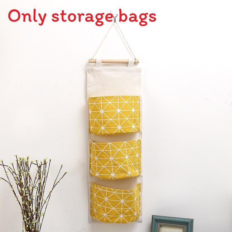 Тканевый подвесной органайзер для хранения, на дверь, для шкафа, для общежития, экономящий место, настенный