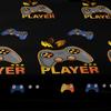 Piece 1 Of Giant Player Black Patterned Matte Bedsheet, Bedroom Printed Bedspread, Bedding Excluding Pillowcases