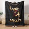 Lionel Messi's Assists Milestone Blanket Warmthful Decor Perfect for Bedding Livingroom Chair All-Season Use Playful Design