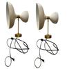 Белый, золотой Diabolo Mid Century Modern Plug-in Wall Sconsons Double Sputnik Wall Lights Italian Style Vanity Lamp for Bathroom