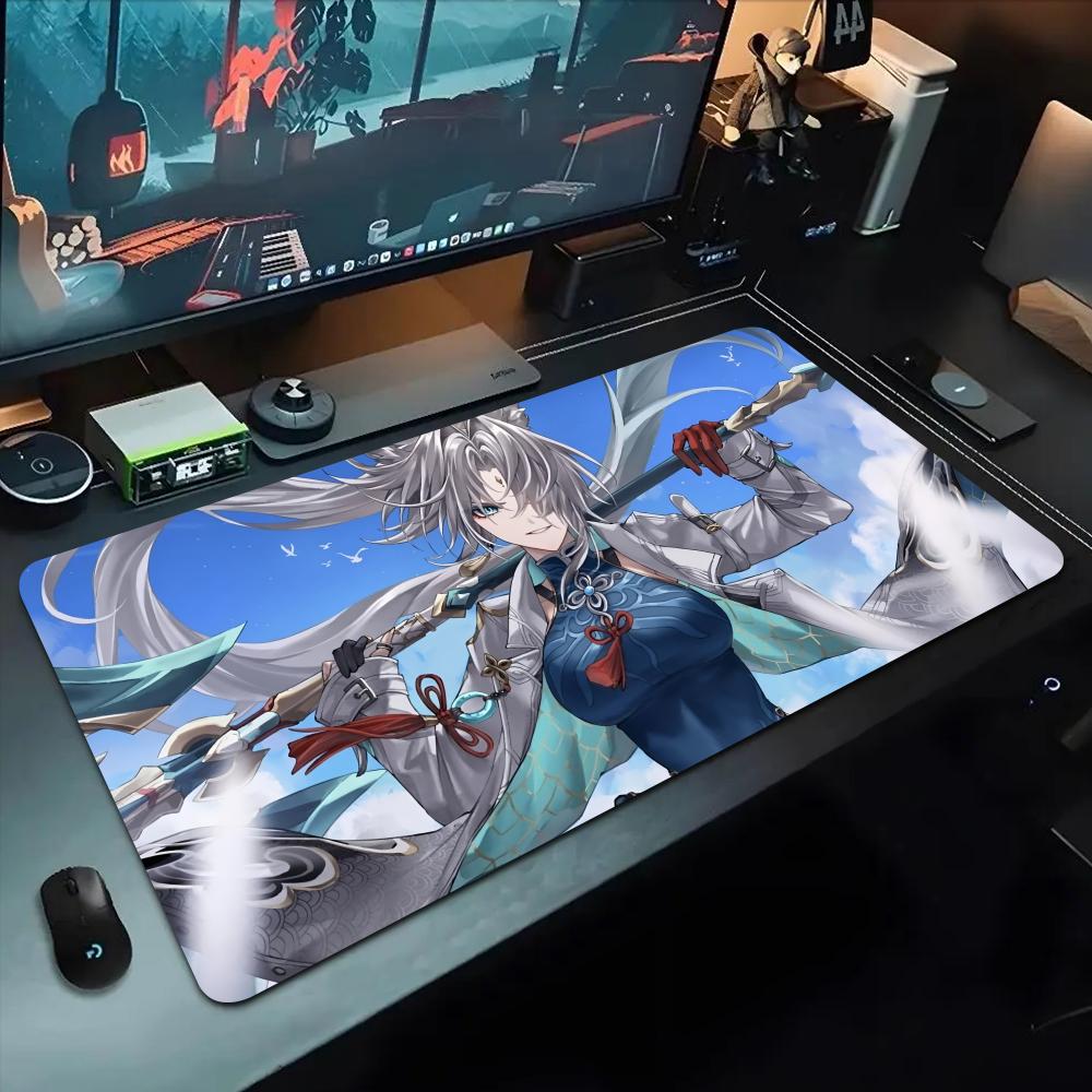 Feixiao Коврик для мыши 500X1000 мм Большой игровой коврик для мыши Геймерский XL Резиновый Отаку Коврик для клавиатуры Настольный коврик для ноутбука