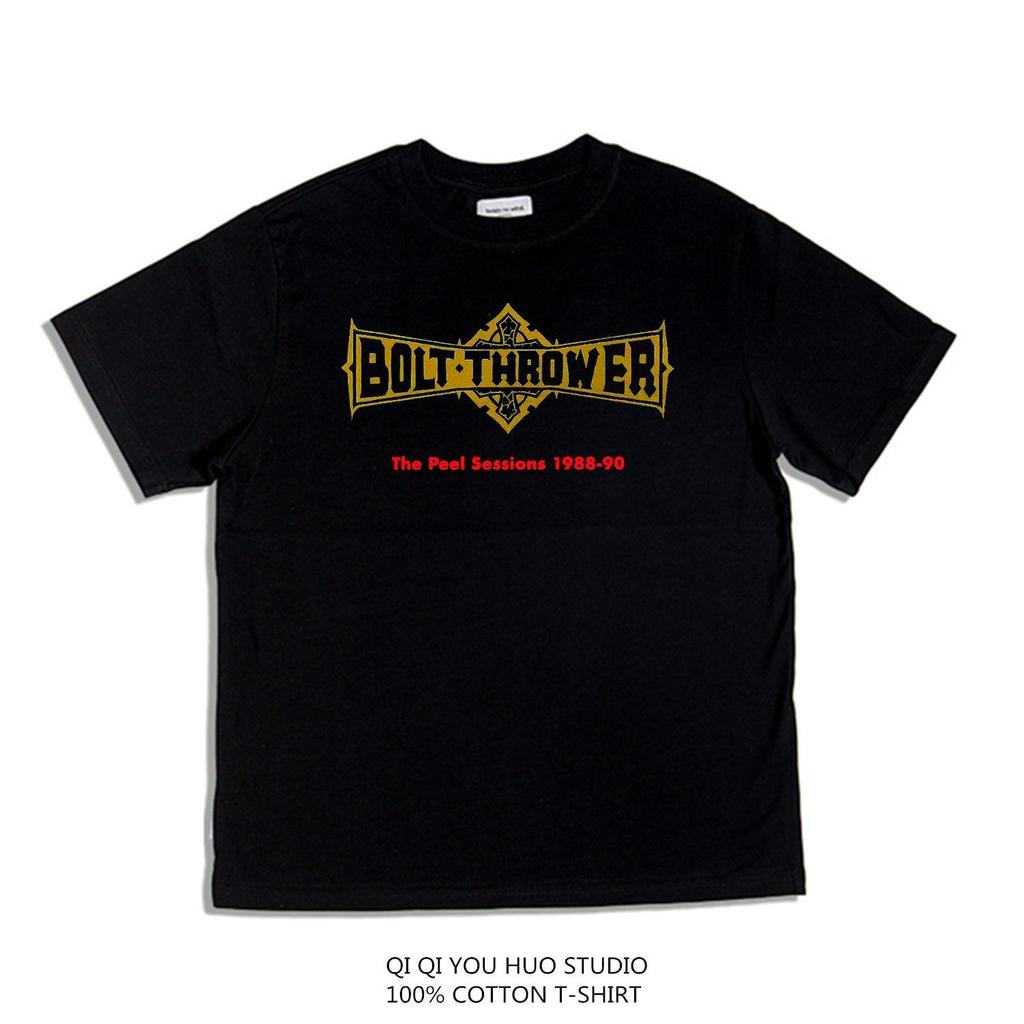 2025 Британский Death Metal Rock Bolt Thrower Band Альбом Печать Свободная Повседневная Трендовая Футболка С Коротким Рукавом Для Женщин