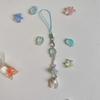 Шарм для телефона Y2k Шнурок для телефона в океанском стиле из бусин Цепочка для мобильного телефона Ремешок для телефона в виде рыбки Девушка Женщина