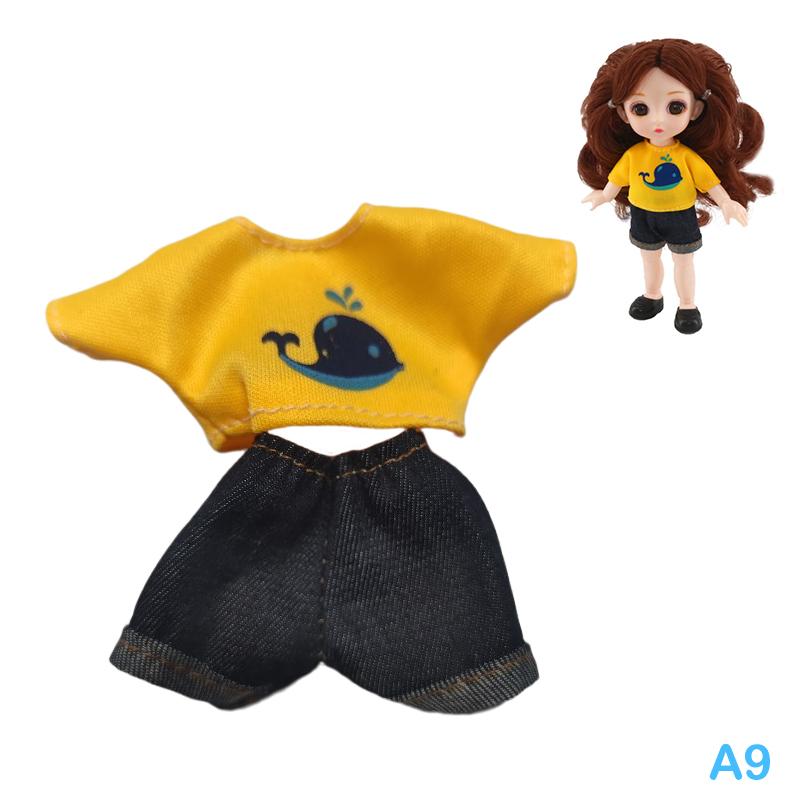 Кукла 16 см, повседневная одежда принцессы, аксессуары для костюма