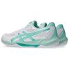 Asics GEL ROCKET 12 Искусственная кожа Удобная поддержка Волейбольные кроссовки Унисекс Белый Зеленый 1073A080-104