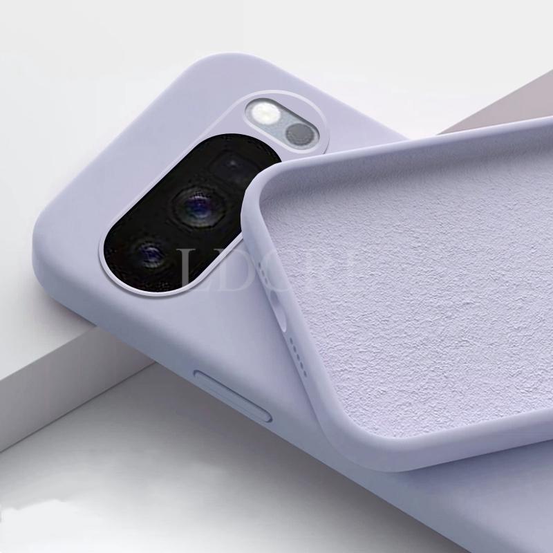 Простой чехол из жидкого силикона для Google Pixel 10 Pro Чехол Pixel 10 Pro Чехол для телефона из ТПУ-резины Защитный чехол Pixel 10 Pro X6 Чехол