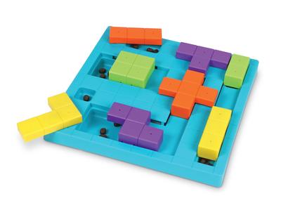 Brightkins Treats Block Puzzle для всех собак, предотвращает раннее обнаружение запаха носом, лакомства LER9392. Подлинный внешний вид продукта! Породы, Питание, Работа,