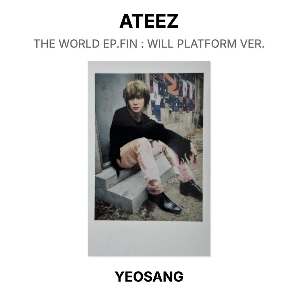 ATEEZ МИР EP.FIN : ВЕРСИЯ ПЛАТФОРМЫ WILL. Официальная фотокарта