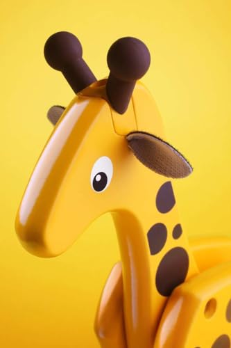 BRIO Игрушка на веревочке Жираф 30200, для детей от 1 года. [Игрушка, Деревянная игрушка, Подарок (День рождения/Рождество)]