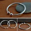 Best Quality Wholesale Silver Plated Adjustable Bangles Fashion Jewelry Bracelet Mens/Womens