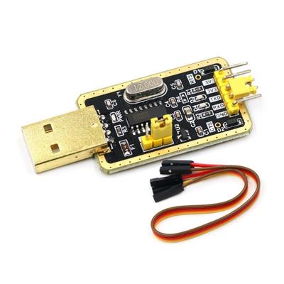 Адаптер USB-TTL RS232 CH340G для связи с микроконтроллером и отладки прошивки