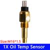 Custom Temperature Sensor Oil Temp NPT1/4 M14 M16 Water Temperature Sensors 14/17/21mm NPT1/8 NPT 3/8 For 52mm Temperature Gauge