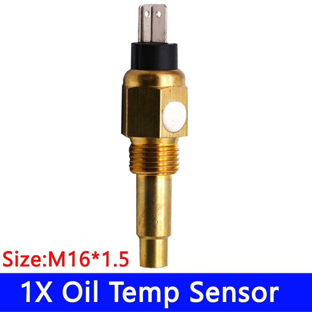 Custom Temperature Sensor Oil Temp NPT1/4 M14 M16 Water Temperature Sensors 14/17/21mm NPT1/8 NPT 3/8 For 52mm Temperature Gauge