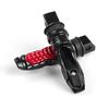 Universal 2pcs Motorcycle Rear Passenger Foot Pegs Pedals Footrest Scooter Foot-Peg Motorbike Pedal Modification