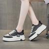 9978 кожаные белые туфли женские весенние новые на толстой подошве удобные нескользящие универсальные спортивные из коровьей кожи повседневные кеды