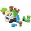 Набор Mega Bloks Green Town для сортировки и переработки мусора, мусоровоз (17 шт.) для возраста от 1 года и старше (HDL06) [Импортировано]