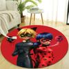 Personalized Ladybug Round Chair Office Rug - Perfect for Mat, Office Chair & More - Ideal Gift for Birthdays and Holidays