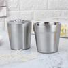 175ML Water Cup Heat-resistant Minimalist Stainless Steel Double-layer Design Drinking Mug Household Supplies