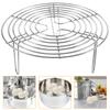 Dumpling Steamer 304 Stainless Steel Round Steaming Cooling Rack Stand Tripod Multifunction Cooking Baking Holder