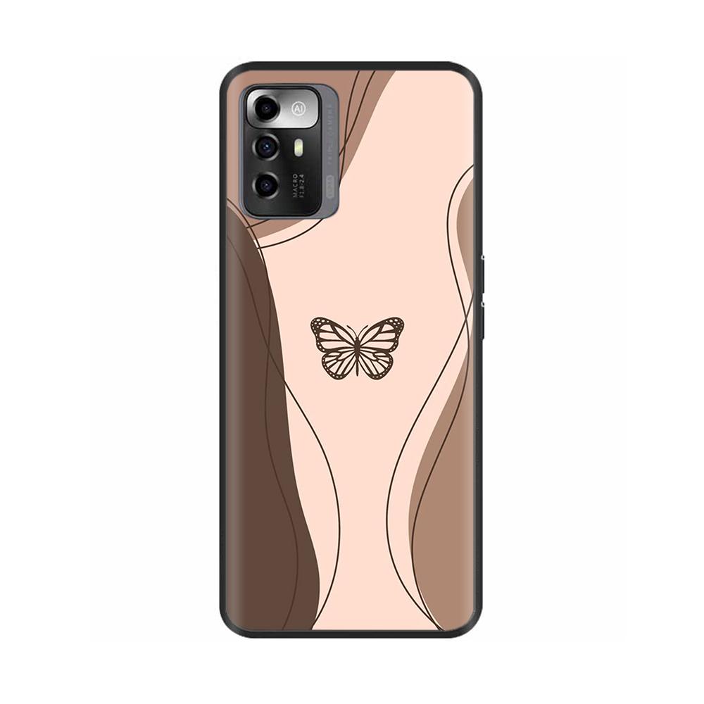 Case For ZTE Blade A72 Heart Butterfly Full Protection Soft Liquid Silicon Cover For ZTE Blade A72 5G Cases For ZTE Blade A72 4G