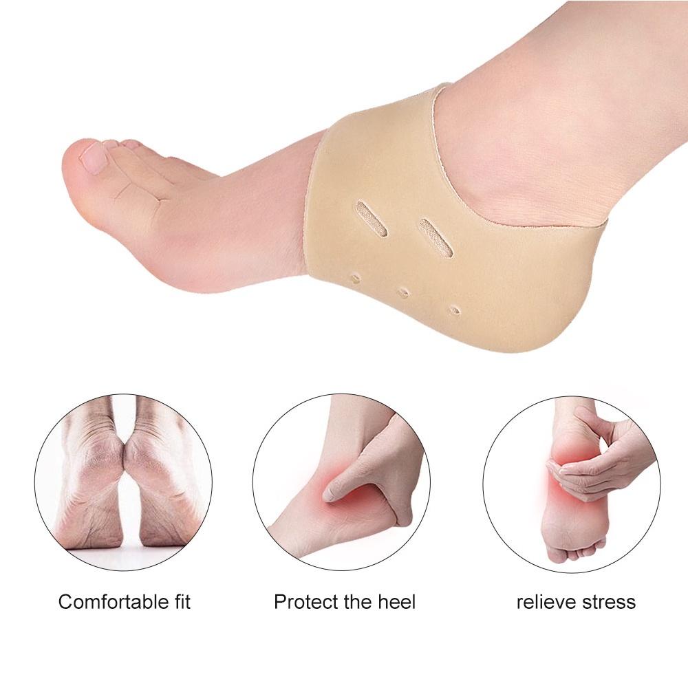 Модернизированные пяточные чашки, вставки для подошвенного фасциита, подушка для пяточных подушечек отлично подходят для лечения болей в пятках, лечения сухих потрескавшихся пяток, тендинита ахиллова сухожилия.