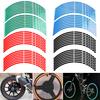 16Pcs Car Motorcycle Bicycle Wheel Rim Reflective Sticker Tape Strip Decal Decor