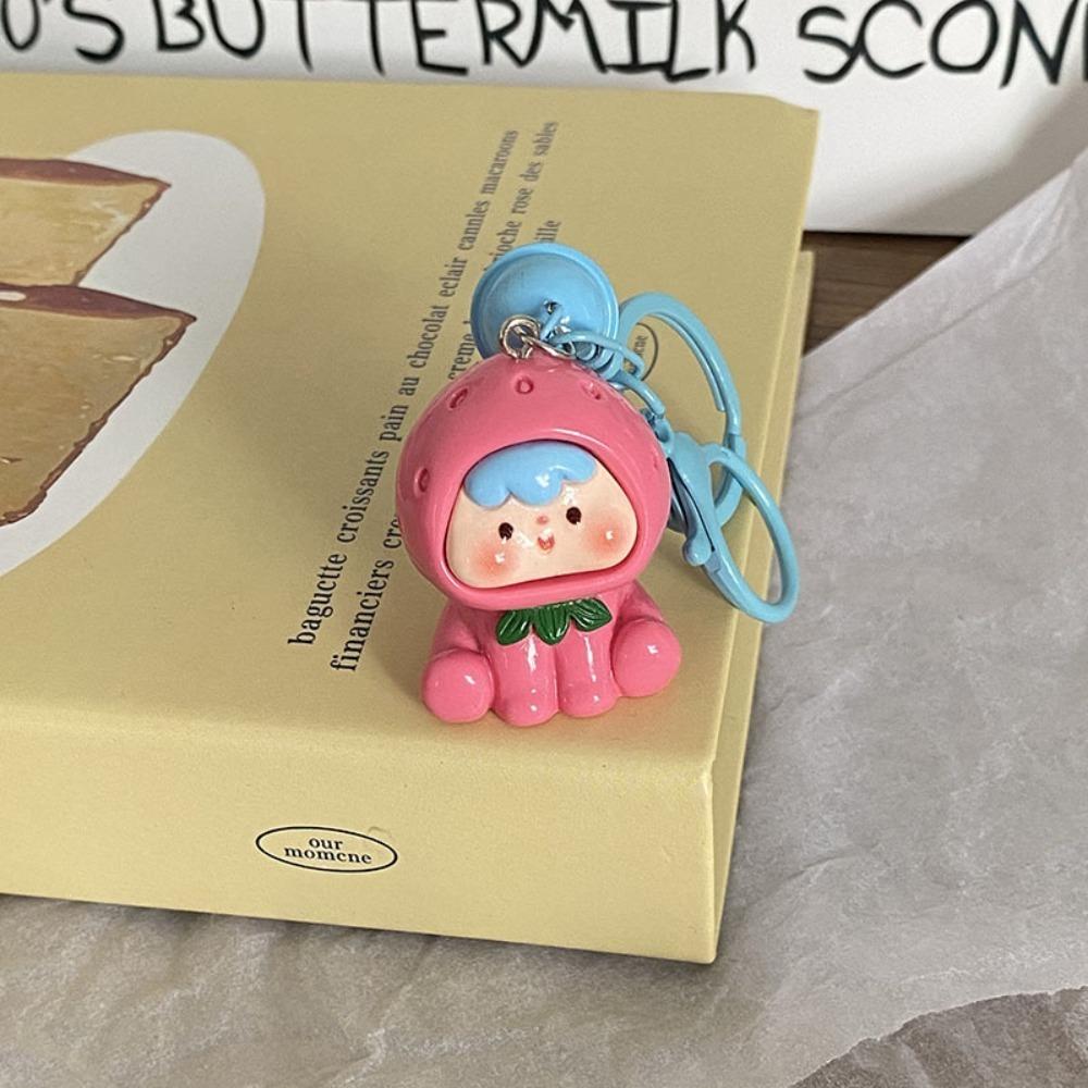 New Night Glow Bell keychain Cute Candy Color Pendant Bag Pendant Creative Backpack Hange Gift Pendant