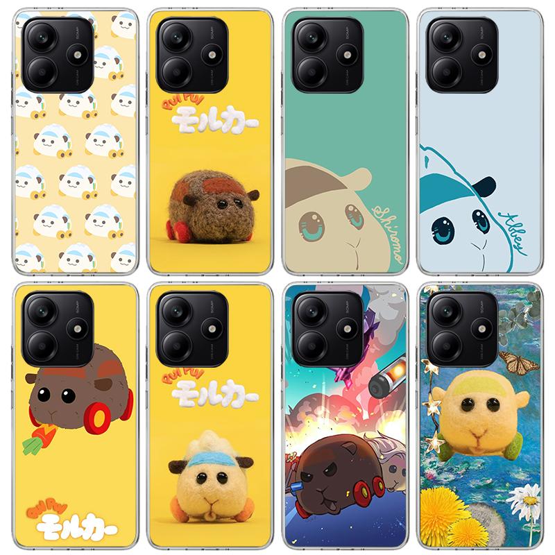 Cute PUI PUI MOLCAR Phone Case For Xiaomi Redmi Note 15 14 14S 13 12S 12 Pro Plus 11S 11 10S 10 4G Cover 11E 11T 5G Print Fundas