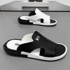Fashion Open Back With Strap Flip Flops Man Sea Slippers Sapatos For Men Shoes Shower Sandals Sneakers Sports Tensi Outing Cheapest
